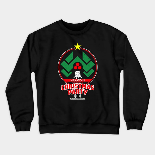 Nakatomi christmas party 1988 Crewneck Sweatshirt by alexandraronee